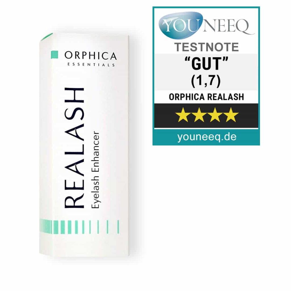Realash Wimpernserum Test